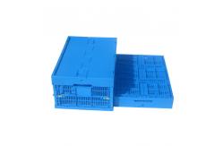 China Lightweight Foldable Plastic Container 600*400 Mm Virgin Polypropylene Foods Loading supplier