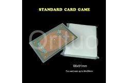 China Tcg Games Non Glare Trading Card Sleeve Double Matte Cpp 66x91mm supplier
