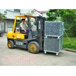 Stacking Collapsible Steel Wire Mesh Pallet Cage For Warehouse Storage