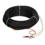 Outdoor Fiber Optic Patch Mode , 6core Singlemode / Multimode with PE Jacket for sale