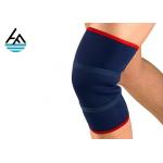 Weightlifting 7mm Neoprene Knee Sleeves , Powerlifting Knee Support For Squats for sale