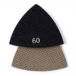 Electroplated Synthetic Diamond Polishing Pads Triangle Shape Colorful Nickle Bond for sale