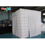 Giant White Inflatable Photo Booth LED Inflatable Tent For Advertising