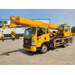 Small 10 Tons Construction Truck Trailer Hydraulic Mobile Truck Crane 80km/H for sale