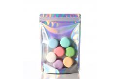 China 180 Microns Body Scrub Pouch MOPP Transparent Stand Up Pouch With Zipper supplier