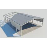 Qhhk Prefabricated Q345B Workshop Steel Structure for sale