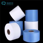 Microfiber Wiper Rolls With Plastic Core For LED / LCM Industry 51mm Diameter for sale