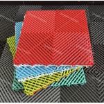 Heavy Duty Polypropylene Garage Flooring Ribbed Garage Floor Tiles for sale