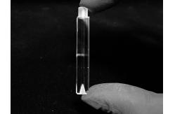 China Microfluidics Optical Quartz Glass Quartz Flow Tube With Polished Entry Exit Cones supplier