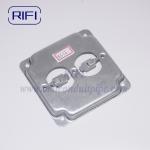 4'' Surface Mount Raised Junction Box Cover RS Cover  With One Duplex Flush Receptacle RS12 for sale