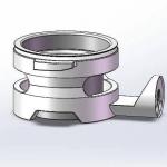 Aluminum Coffee Machine Parts CNC Machined with Teflon Coating for sale