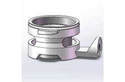 China Aluminum Coffee Machine Parts CNC Machined with Teflon Coating supplier