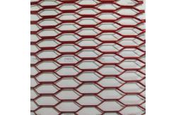 China Customized 4mm Expanded Mesh Panels Facade Cladding Decorative Aluminum supplier