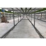 Customized Hydroponic NFT Pipe Greenhouse Flat PVC Tube Hydroponic Systems