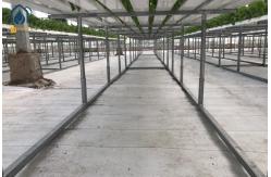 China Customized Hydroponic NFT Pipe Greenhouse Flat PVC Tube Hydroponic Systems supplier
