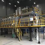 High Temperature Rotary Kiln Furnace Continuous Gas Sintering Cylindrical Inclined Rotary Kiln Equipment for sale