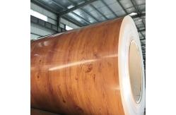 China Wood Grain Printed PPGI Steel Coil G550 Prepainted Galvanized Coil supplier