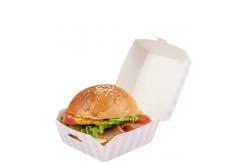 China Custom Recyclable Kraft Burger Box Fast Food Packaging with Acceptable Logo supplier