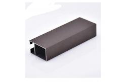 China 6m Light Bronze Anodized Aluminium Extrusion Profiles For Windows Doors Frame supplier
