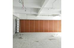 China Fabric Soundproof Aluminum Track Channel Folding Movable Operable Partition Walls supplier