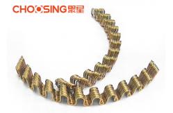 China Rolling / Round Sinuous Wire Springs Standard Arc Strictly Fatigue Tested supplier