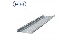 China Customizable White Electrical Cable Tray Metal For Cable Organization 6000MM Length supplier