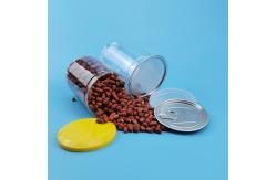 China Airtight PET 0.5L Transparent Biscuits Plastic Food Jars supplier