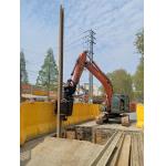 Bottom Clamp Force 550kn Pile Excavator Mounted Vibratory Hammer for sale