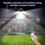 Solar Powered Motion Sensor Flood Lights Outdoor Waterproof Solar LED Floodlight