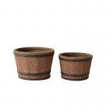 Indoor Hotel Garden Fiber Clay Planter With Hand Carved Finishing Customed Hand Carved Hand Carved Hand Carved for sale