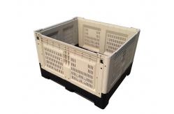 China 1200x1000x810 plastic turnover box industri wholesal collaps stackable plastic pallet bin box container supplier