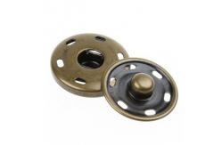 China Brass Custom  On Snap Buttons For Overcoat Down Jacket / Cotton - Padded Clothes supplier