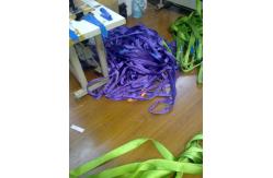 China Large Capacity Polyester Flat Webbing Sling 1 Ton Environmental Friendly supplier