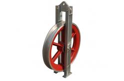 China Bundled Power Line Construction Tools Aluminum Sheave Conductor Blocks supplier