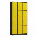 Double Color 12 Doors Office Metal Cabinet Locker Home Storage for sale