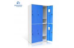 China Home Gym Steel Storage And Lockable Multi-Door Metal Clothes Locker supplier