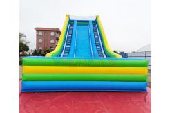 China Customized Size PVC Tarpaulin Commercial Inflatable Slide supplier