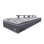 Commercial Vegetable And Fruit Island Display Freezer With LED Light for sale
