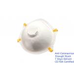 Ffp1v Valved Dust Mask With Adjustable Aluminum Nose Clip Non Woven Fabric Material for sale