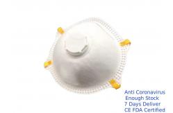 China Ffp1v Valved Dust Mask With Adjustable Aluminum Nose Clip Non Woven Fabric Material supplier