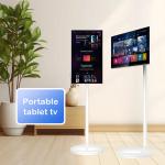 Qtenboard 21.5 24 27 32 Inch Iptv 4k Touch Screen TV Android 14 Wireless Rechargeable Portable TV Tablet for sale