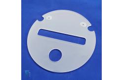 China Customized Small All Polished Quartz Sight Glass Silica Quartz Disc Quartz Window supplier