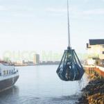 6 Ropes Orange Peel Mechanical Grab For Excavator for sale