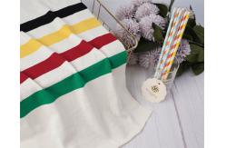 China Natural Moisture Wicking Healthy And Simple Striped Knit Fabric For T-Shirt supplier