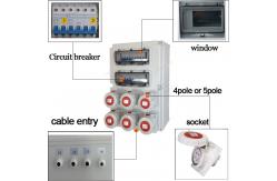 China Combined Industrial Socket IP66 32A Weatherproof Distribution Box supplier