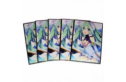 China Poly Plastic Card Protector Sleeves Waterproof Transparent Plastic Trading Card Holders supplier
