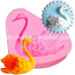 0.1% Shrinkage 2.8 Mpa Tensile Strength 25A Working Time 3min Silicone Putty for Swan Cookie Mold for sale