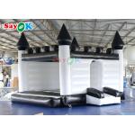 Tarpaulin White Castle Jumper Wedding Inflable Bounce Jumping For Party Rental for sale