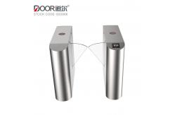 China Acrylic Arm Single Bidirectional RS485 Flap Barrier Gate Access Control supplier