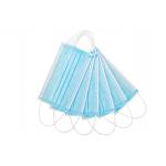China ASTMF2100 Level-3 3ply Disposable Blue Surgical Mask With Earloop for sale